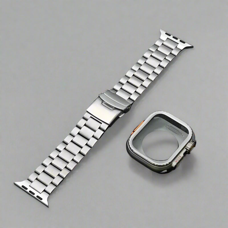 Titanium Strap for Apple Watch Band 49mm 46mm 45mm 44mm Aluminum Alloy Case+titanium Bracelet Iwatch Series SE 10 9 8 7 6 Ultra Avontic