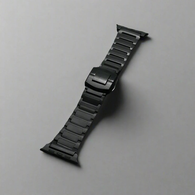 Titanium Link Band for Apple Watch Ultra 3/2/1 (49mm), Series 11/10/9/8/7/6/SE (44mm/45mm/46mm) – Premium Lightweight Metal Strap