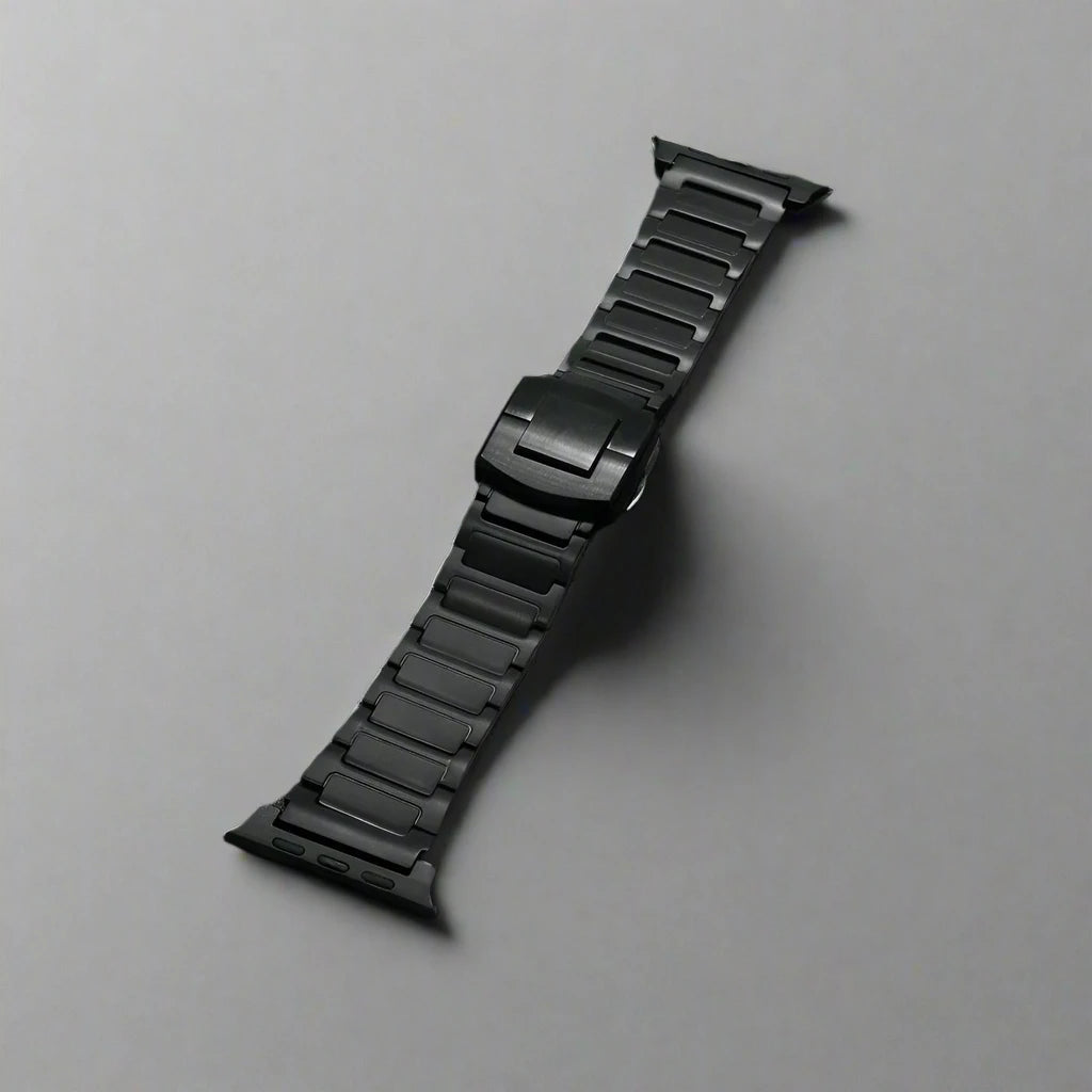 Titanium Link Band for Apple Watch Ultra 3/2/1 (49mm), Series 11/10/9/8/7/6/SE (44mm/45mm/46mm) – Premium Lightweight Metal Strap