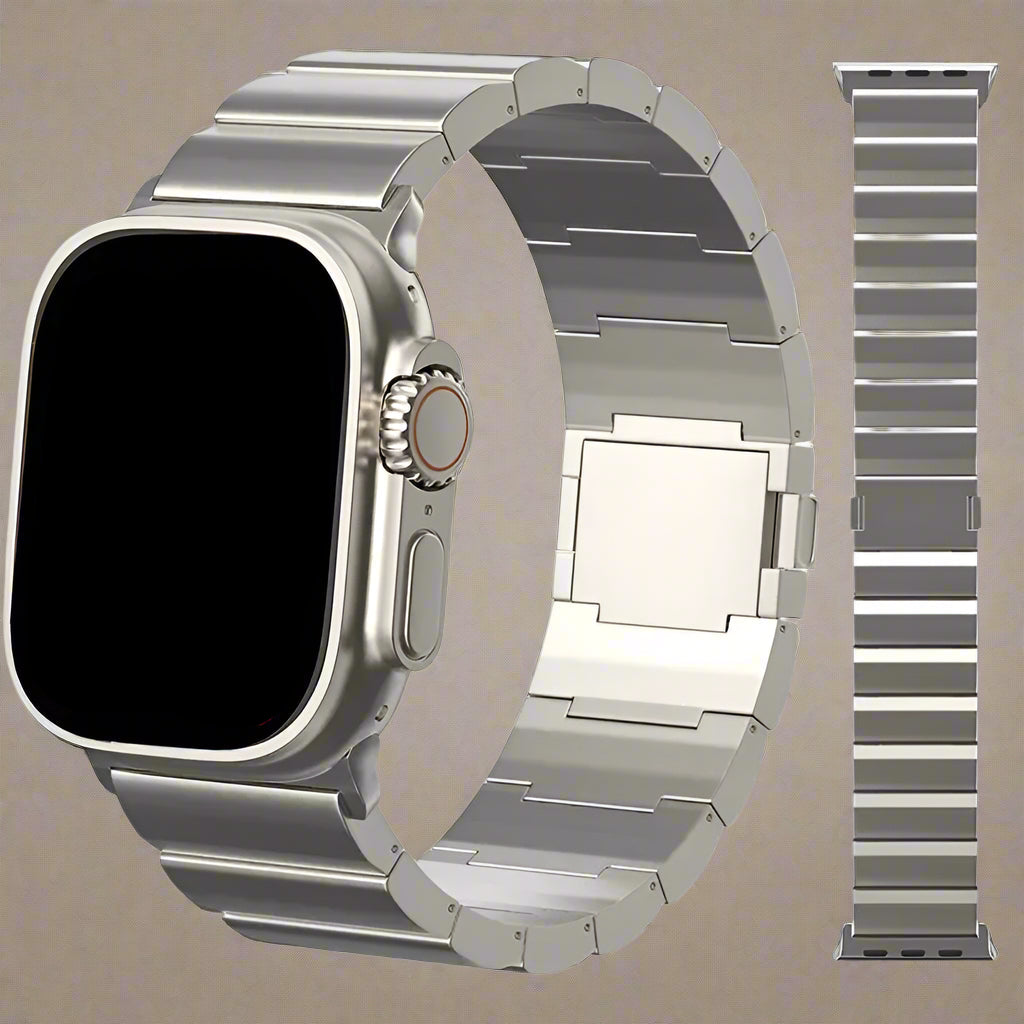 Titanium Strap for Apple Watch Ultra 2 1 49mm 45mm 44mm 38mm 40 41mm Magnetic Buckle Series 9 8 7 6 SE 5 4 3 2 Correa Bracelet Avontic