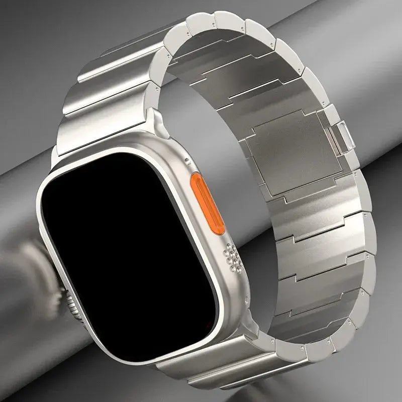 Titanium Strap for Apple Watch Ultra 2 1 49mm 45mm 44mm 38mm 40 41mm Magnetic Buckle Series 9 8 7 6 SE 5 4 3 2 Correa Bracelet Avontic
