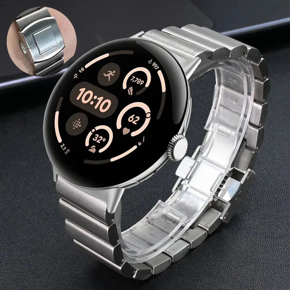 Titanium Google Pixel Watch band