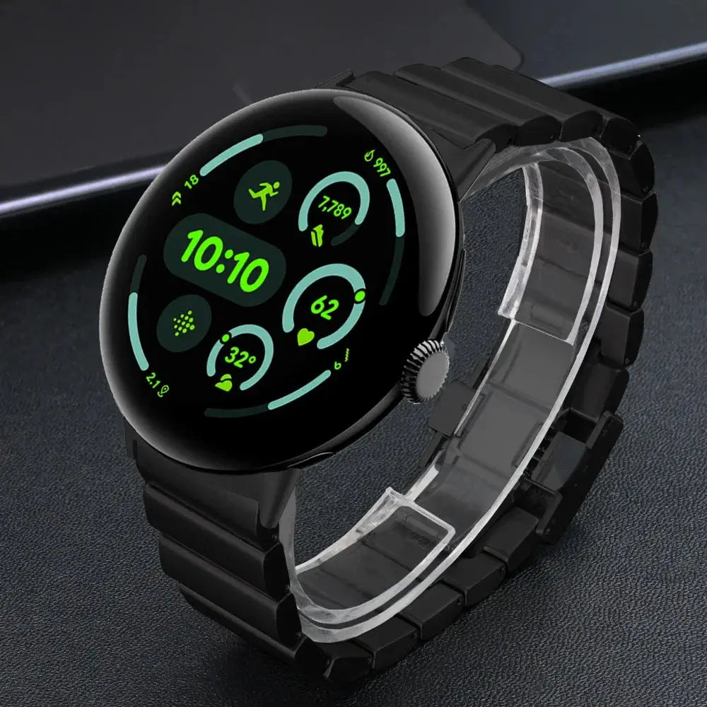 Grade 5 Titanium Elite Watch Band for Google Pixel Watch 3 & 4 (45mm) – Premium Stainless Steel Buckle