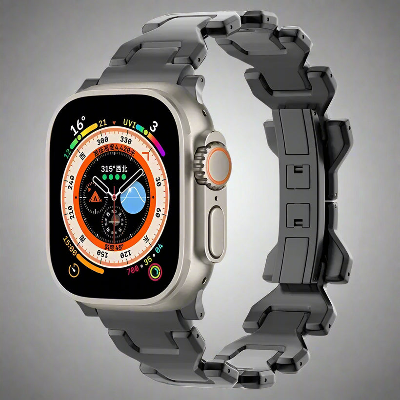 TitaniumGuard Prestige Band & Case for Apple Watch Ultra 2, Ultra 1, and Series 10-3