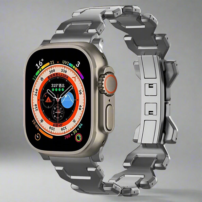 TitaniumGuard Prestige Band & Case for Apple Watch Ultra 2, Ultra 1, and Series 10-3