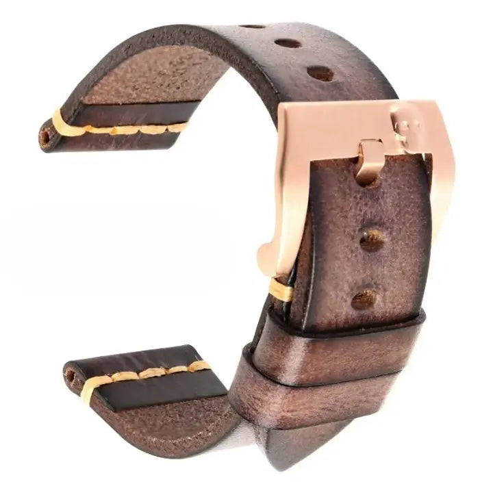 Vintage Italian Cow Leather Band For Samsung Galaxy Watch Avontic