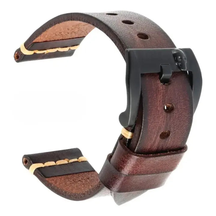 Vintage Italian Cow Leather Band For Samsung Galaxy Watch Avontic