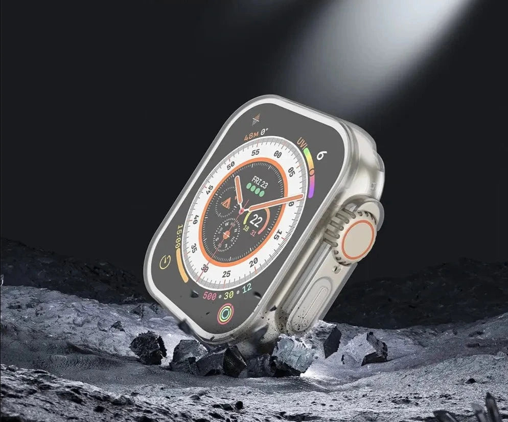 Watch Case for Apple Watch Ultra 49MM Series 8 7 SE 6 5 4 3 2 41MM 40MM 45MM 44MM Transparent Cover Apple Watch Screen Protector Avontic