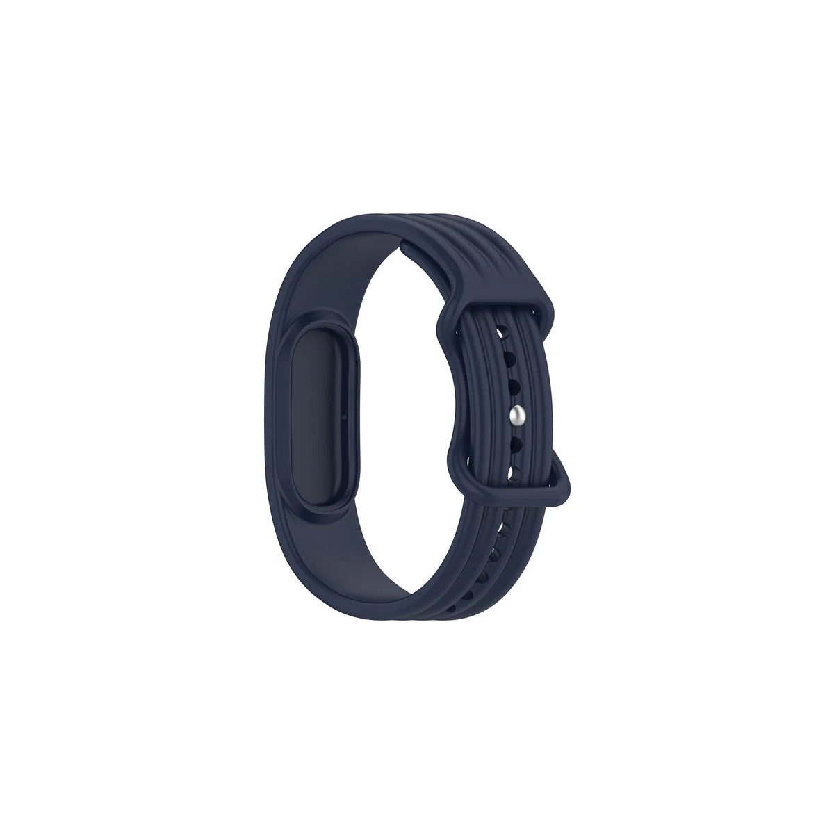 AeroFlex Precision Band for Fitbit Air – Adjustable Silicone Midnight Navy band for Fitbit Air – white-background variant view