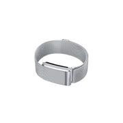 AeroMesh Pro Band for Fitbit Air – Magnetic Stainless Steel Silver band for Fitbit Air – white-background variant view
