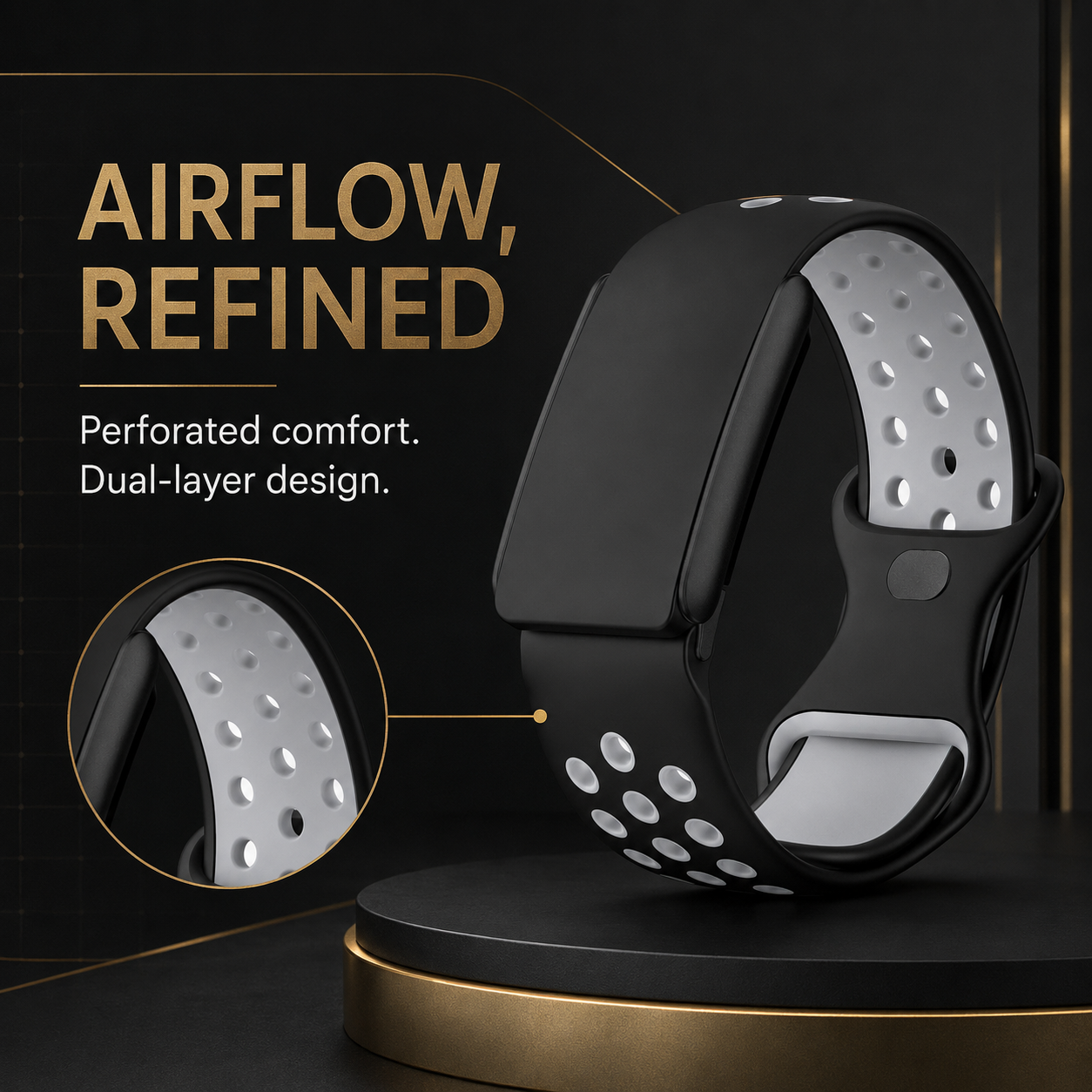 Avontic AeroVent Dual-Tone Sport Band for WHOOP 4.0, 5.0 & MG — product view 5