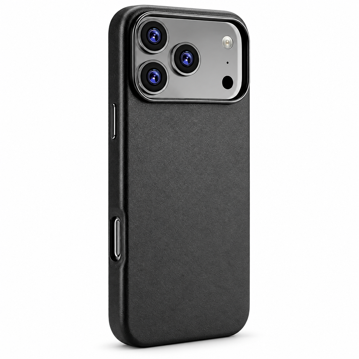 Avontic AtelierMag PU Leather Magnetic Case in Black on a white background