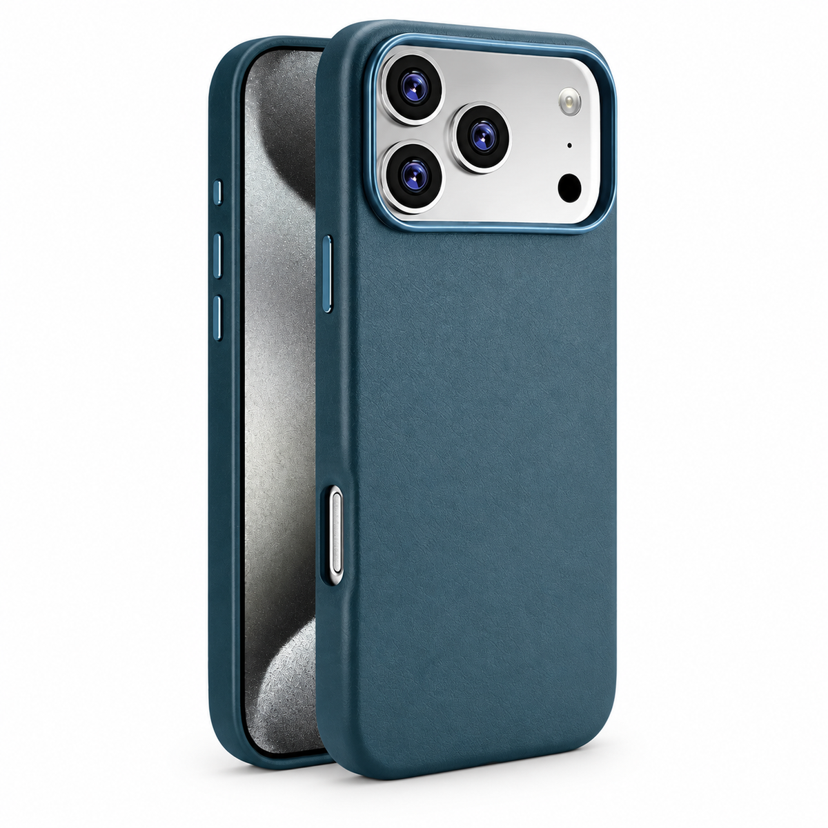 Avontic AtelierMag PU Leather Magnetic Case in Dark Blue on a white background