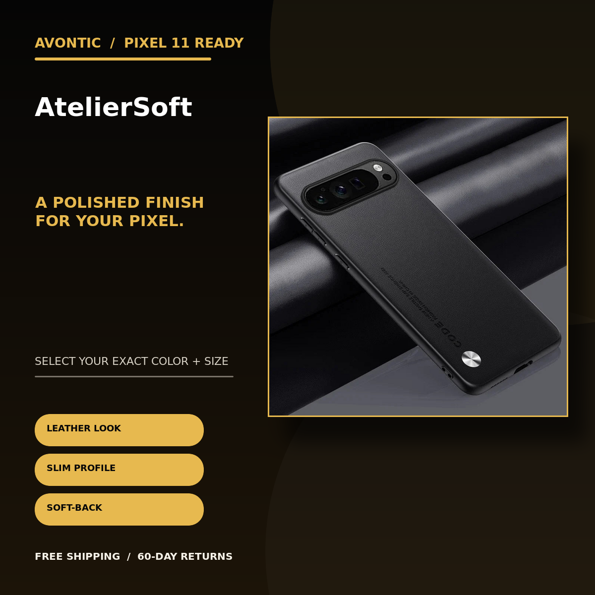 Avontic AtelierSoft Google Pixel case feature image highlighting product benefits