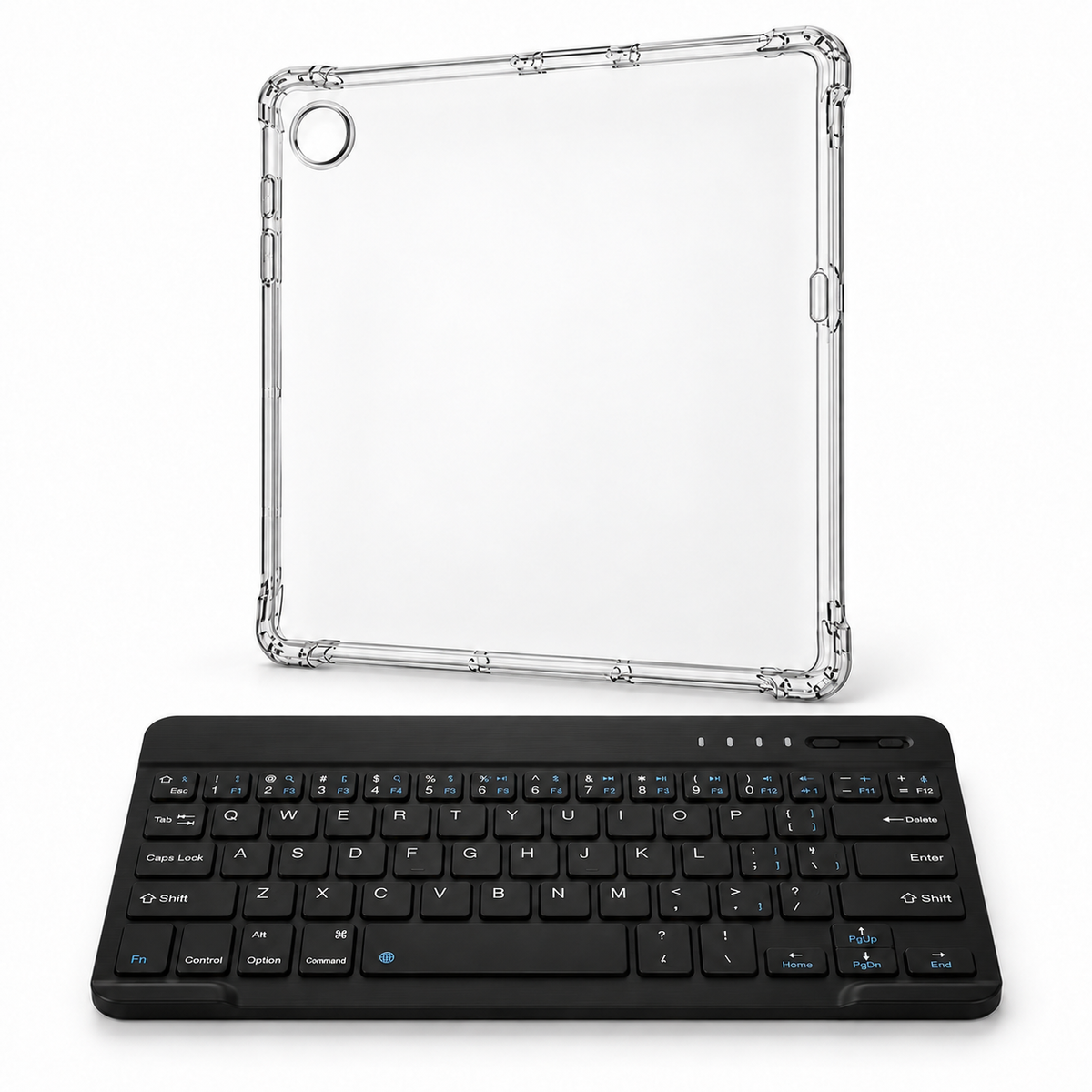 Avontic ClearGuard Flex WorkForce — Galaxy Tab S12+ (2026) — protective case with separate black 10-inch wireless keyboard