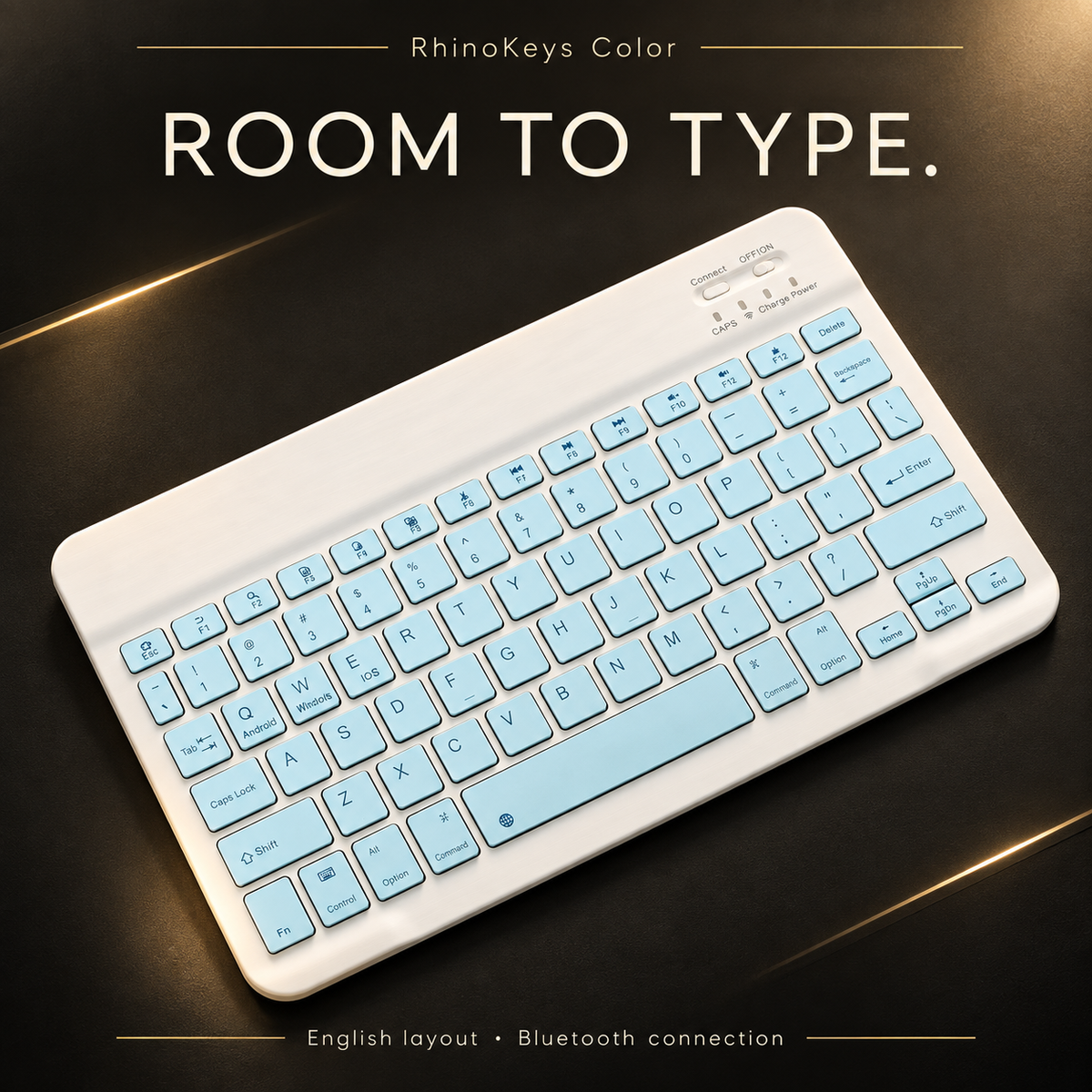 RhinoKeys Color keyboard choices feature graphic