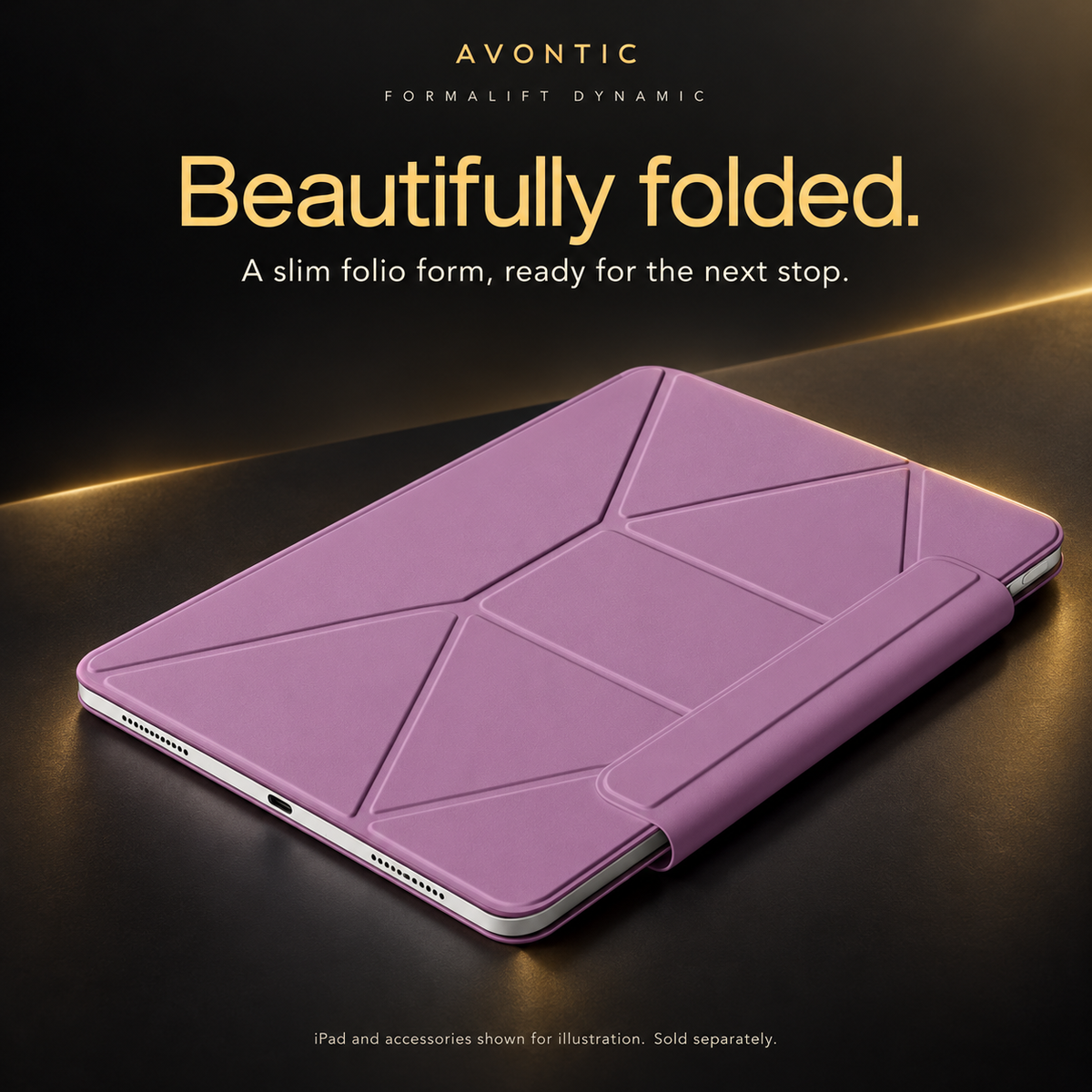 FormaLift Dynamic sunset purple case folded closed