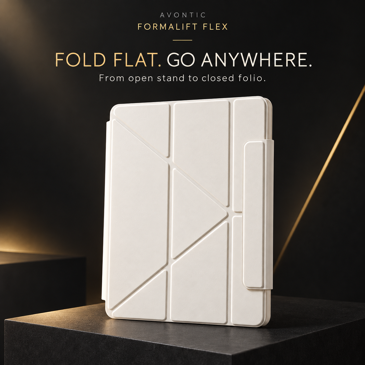 Avontic FormaLift Flex Cream White case folded closed