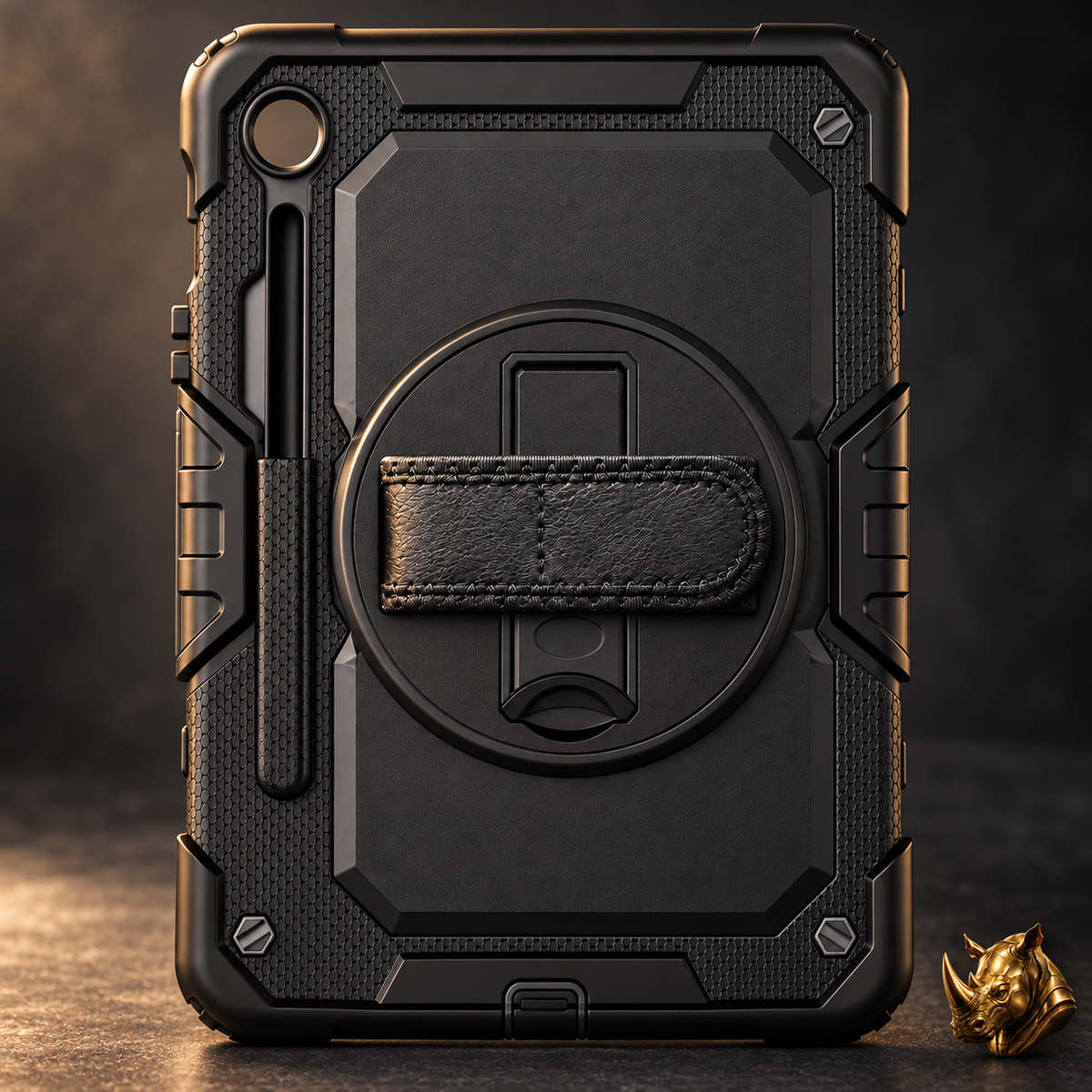RhinoGuard Fortress 360 — feature 2 — corrected short kickstand, no text overlay
