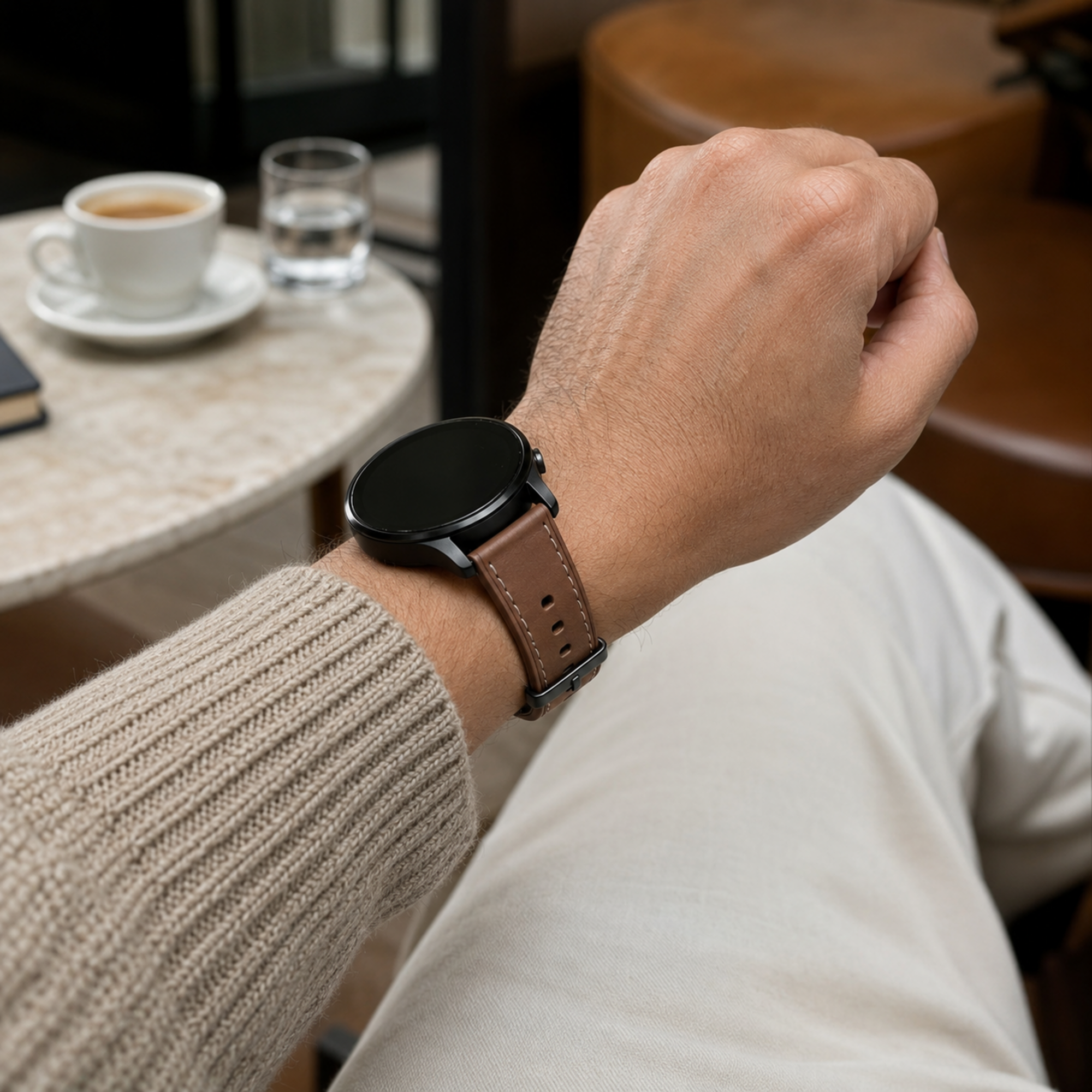 Samsung Galaxy Watch Ultra2 47mm Band – ContourHide Executive Leather — product view 13