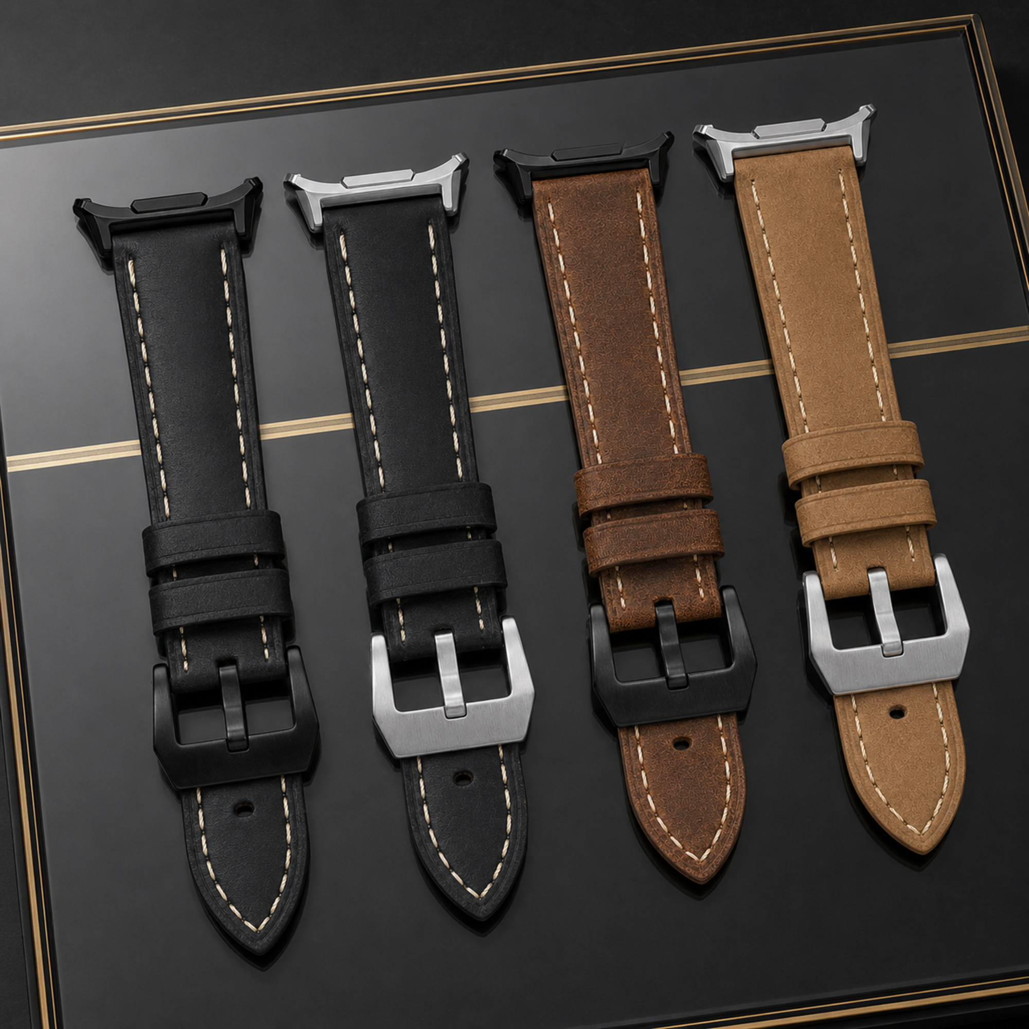 Samsung Galaxy Watch Ultra2 47mm Band – HeritageForge Pro Leather — product view 9