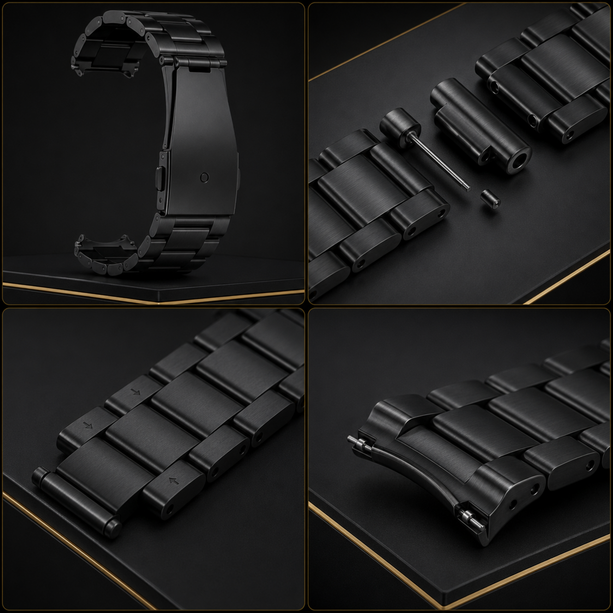 Samsung Galaxy Watch9 & Ultra2 Band – PrestigeLink Pro Stainless Steel — product view 4