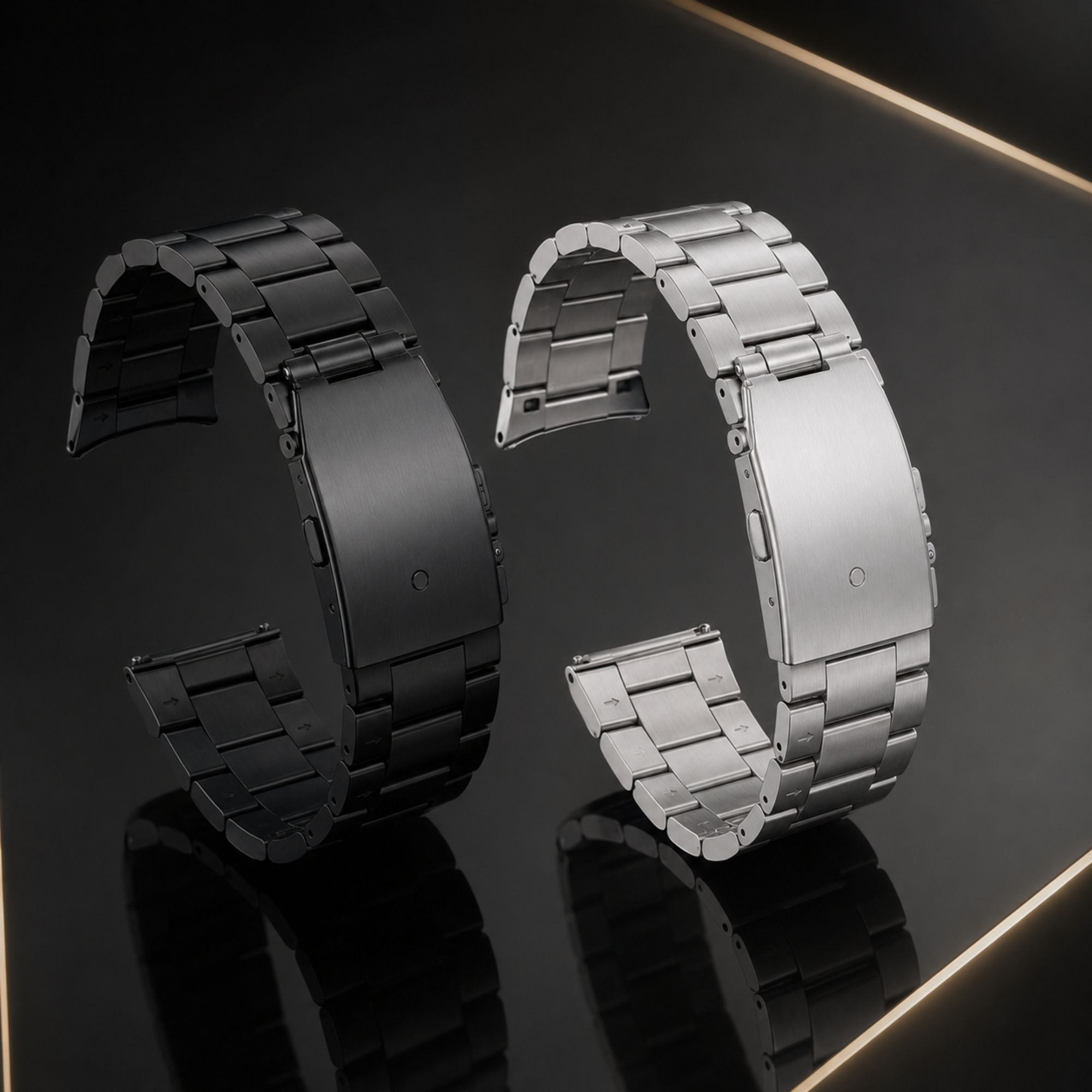 Samsung Galaxy Watch9 & Ultra2 Band – PrestigeLink Pro Stainless Steel — product view 5