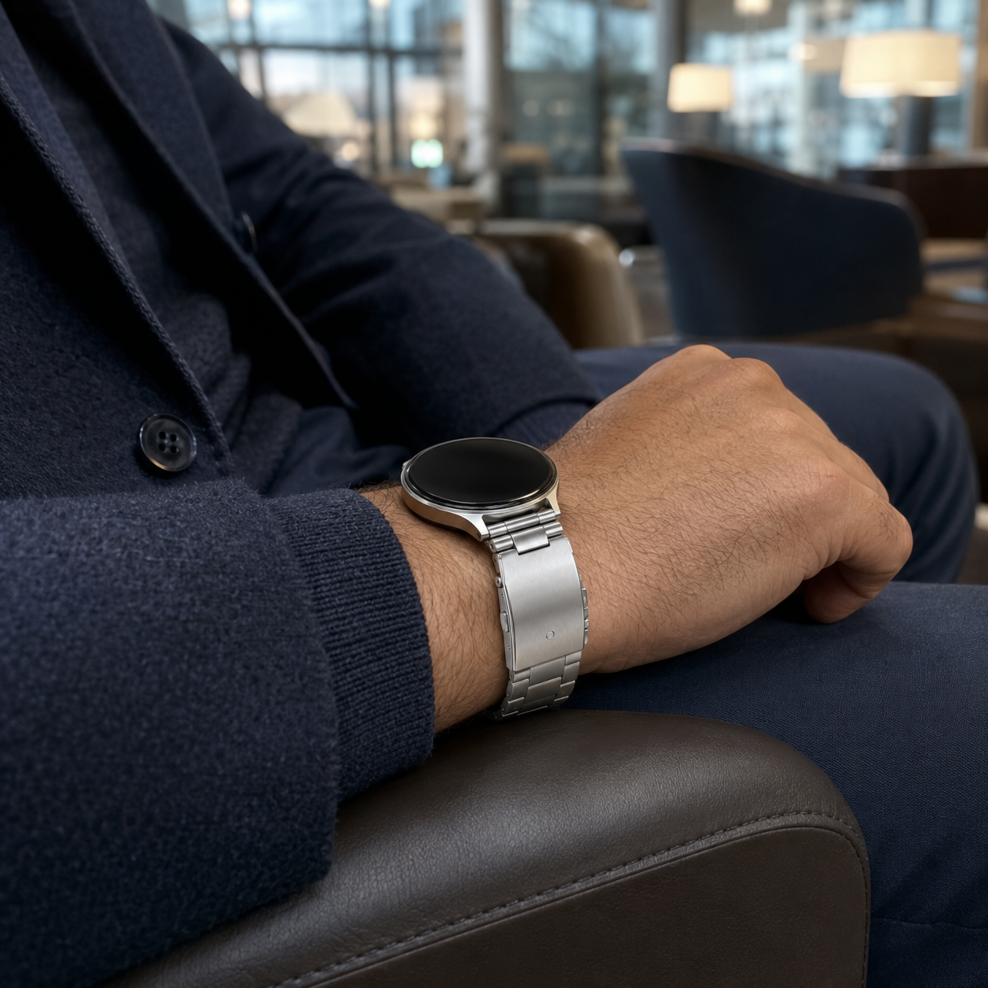 Samsung Galaxy Watch9 & Ultra2 Band – PrestigeLink Pro Stainless Steel — product view 7