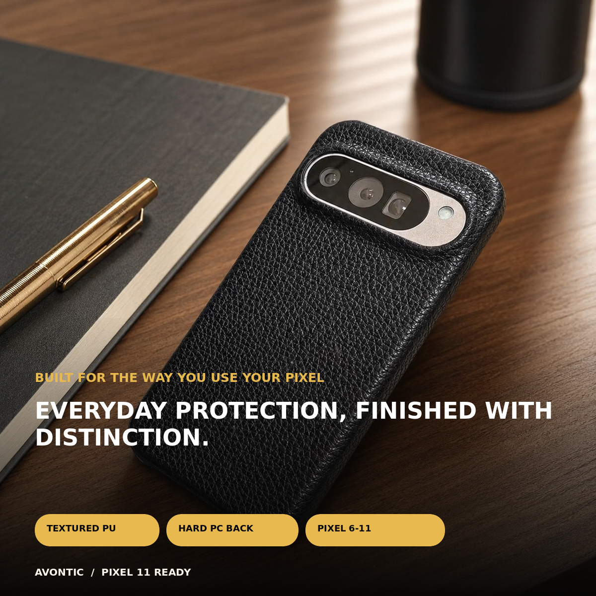Avontic LitchiGuard Google Pixel case feature image highlighting everyday use