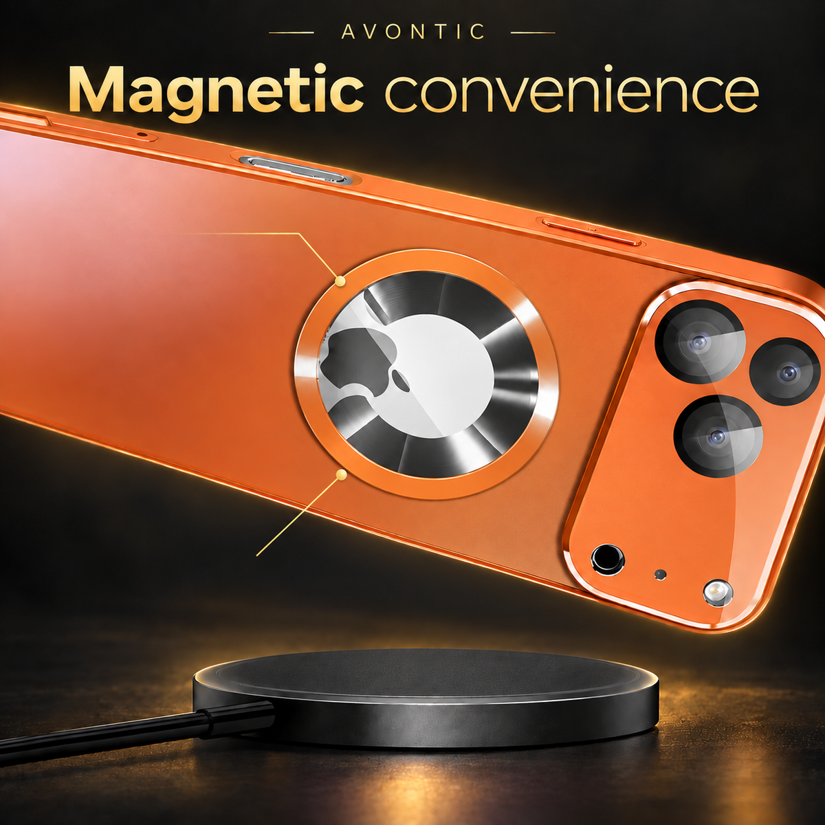 Avontic LustreMag Matte Magnetic Case — Magnetic convenience