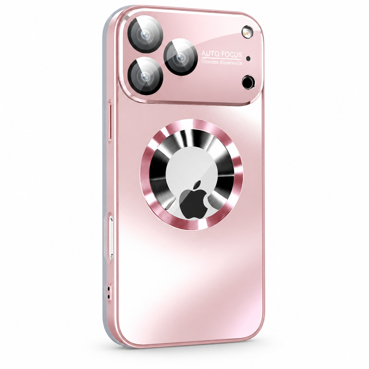 Avontic LustreMag Matte Magnetic Case in Pink on a white background