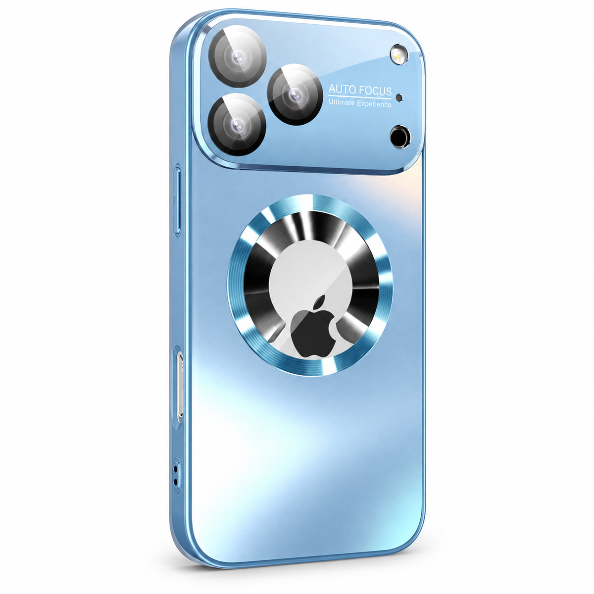 Avontic LustreMag Matte Magnetic Case in Sierra Blue on a white background
