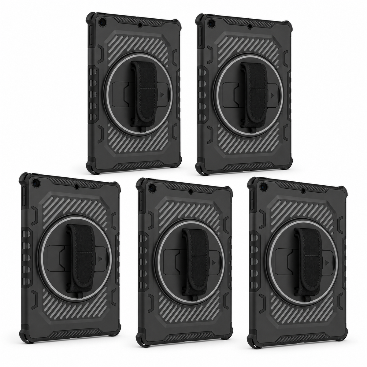 Galaxy TeamReady PivotGrip — 5 Cases, Cases Only; representative included products on white