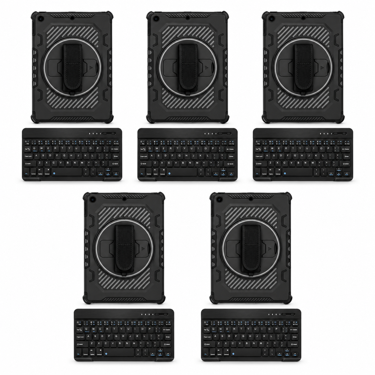Galaxy TeamReady PivotGrip — 5 Cases, Cases + Keyboards; representative included products on white