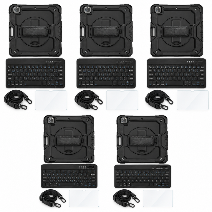 RhinoGuard Pro TeamReady Workstations — 5 Workstations, No Stylus; representative included products on white