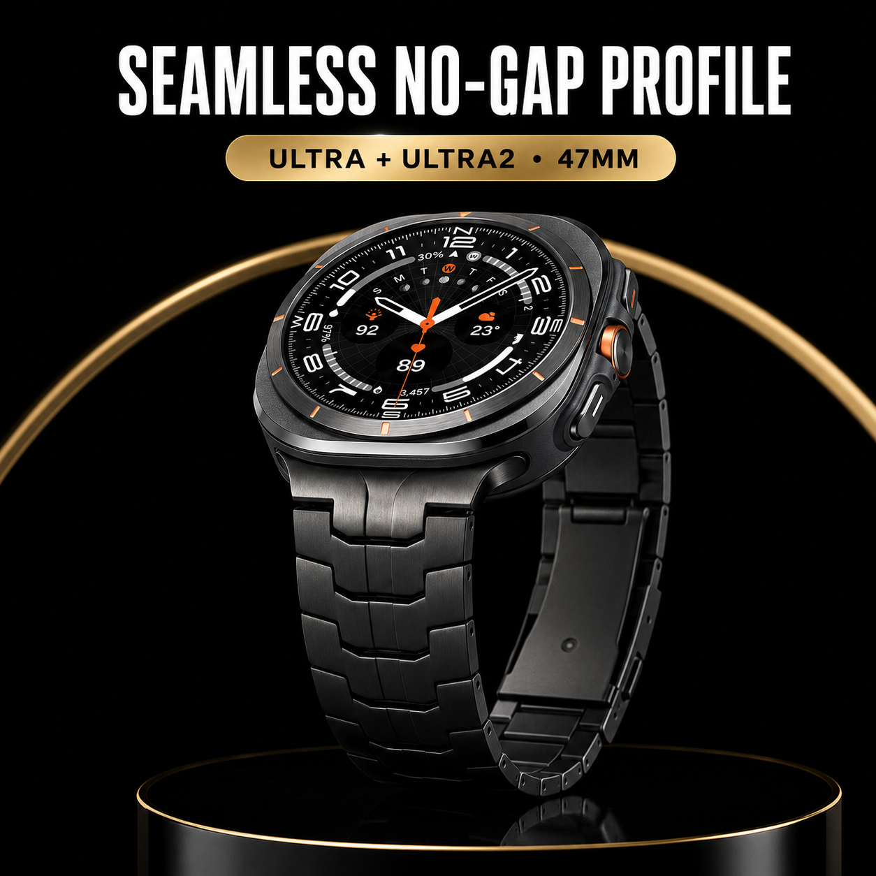 Avontic RidgeSteel feature graphic: Seamless No Gap Profile