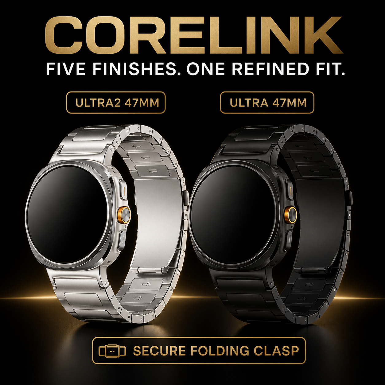 Avontic TitanLink feature graphic: Five Finishes Compatibility