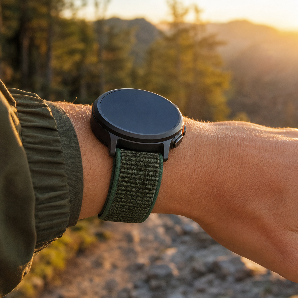 Avontic TrailLoop lifestyle image: Trail Army Green