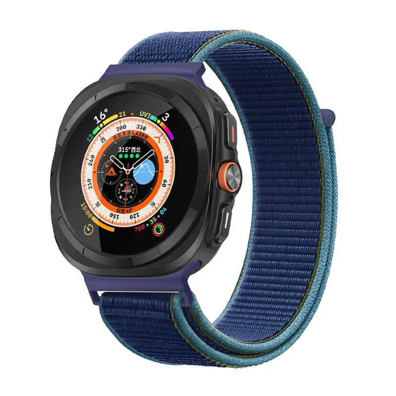 Avontic TrailLoop Navy Blue watch band product image on white background