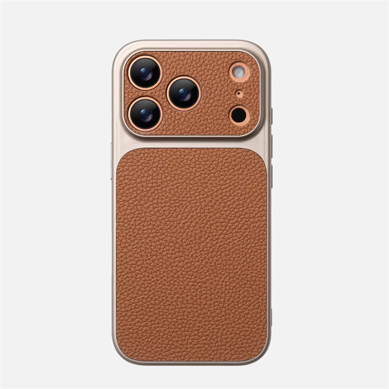 Avontic PebbleCraft Brown Textured Case — iPhone 18 Pro, iPhone 18 Pro Max