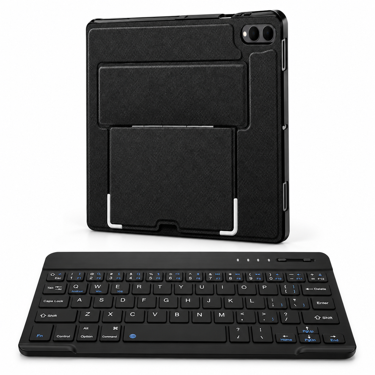 RhinoGuard Pivot Slim WorkForce — Galaxy Tab S12 Ultra (2026) — protective case with separate black 10-inch wireless keyboard