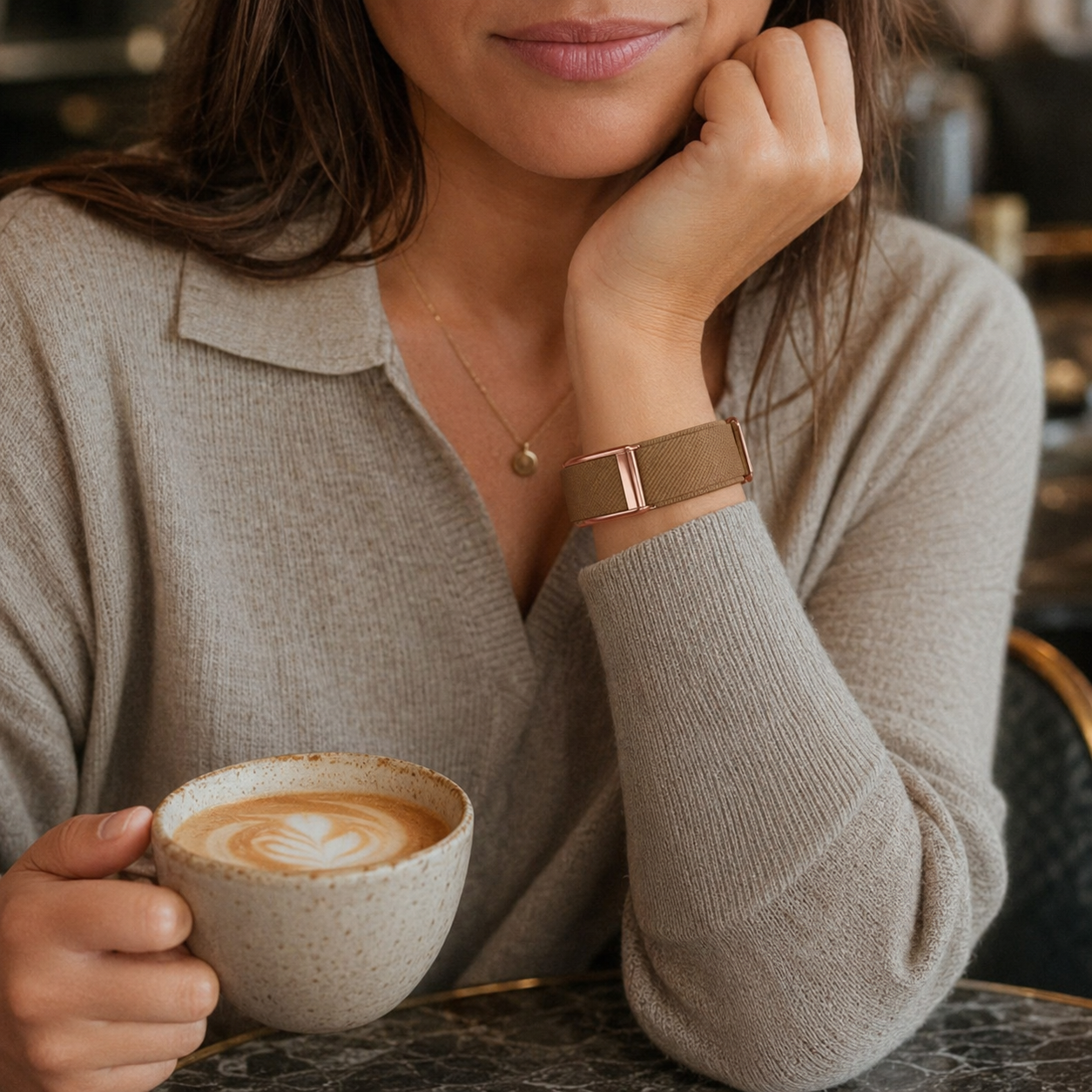 Avontic RoseKnit Luxe Band for WHOOP 5.0 — product view 8
