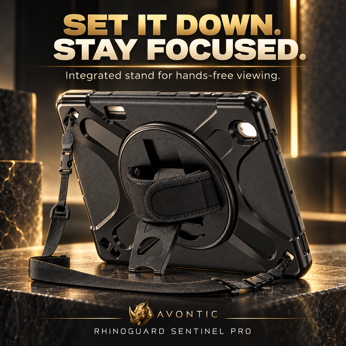 RhinoGuard Sentinel Pro — product benefits 2 — Avontic gold rhino branding
