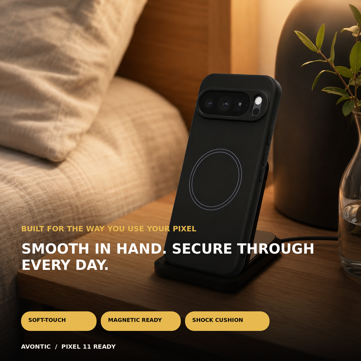 Avontic SilkenGuard Google Pixel case feature image highlighting everyday use