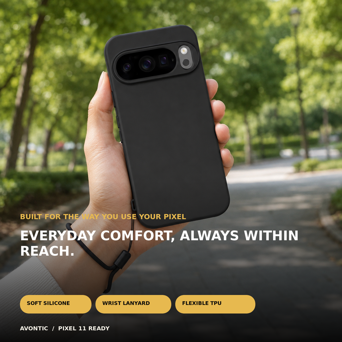Avontic SoftAura Google Pixel case feature image highlighting everyday use