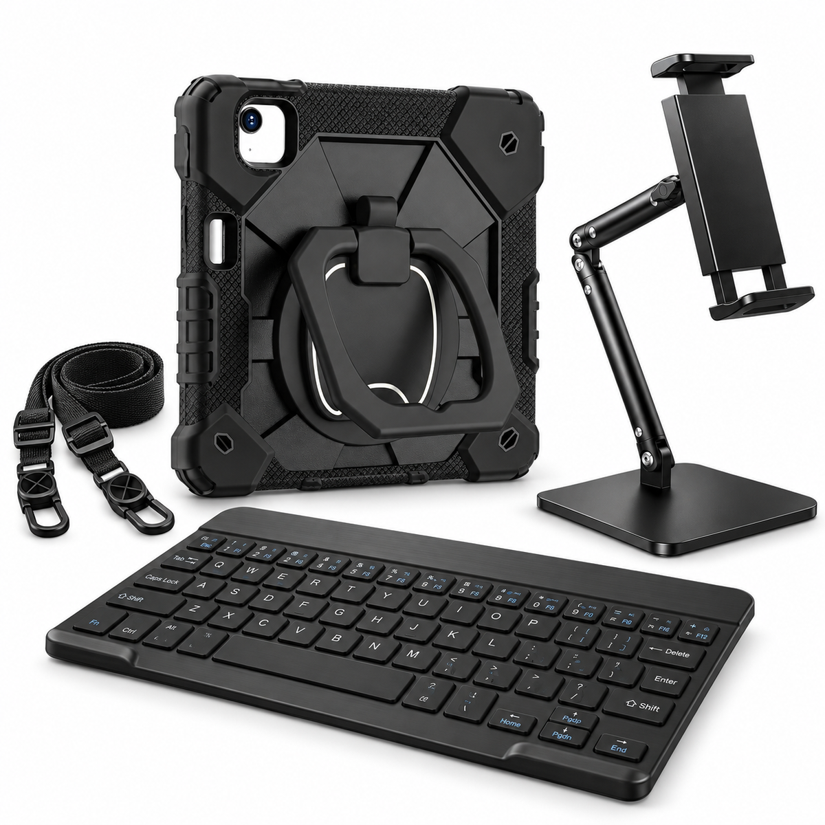 RhinoGuard ArmorPro WorkForce Elevate complete kit in Black; iPad not included