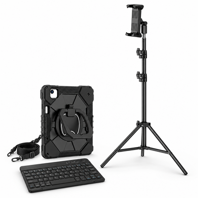 RhinoGuard ArmorPro WorkForce Floor — iPad Case + Keyboard + Stand Bundle