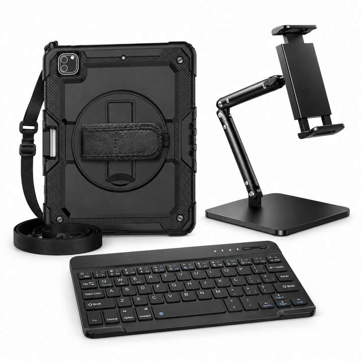 RhinoGuard Pro WorkForce Elevate complete kit in Black; iPad not included