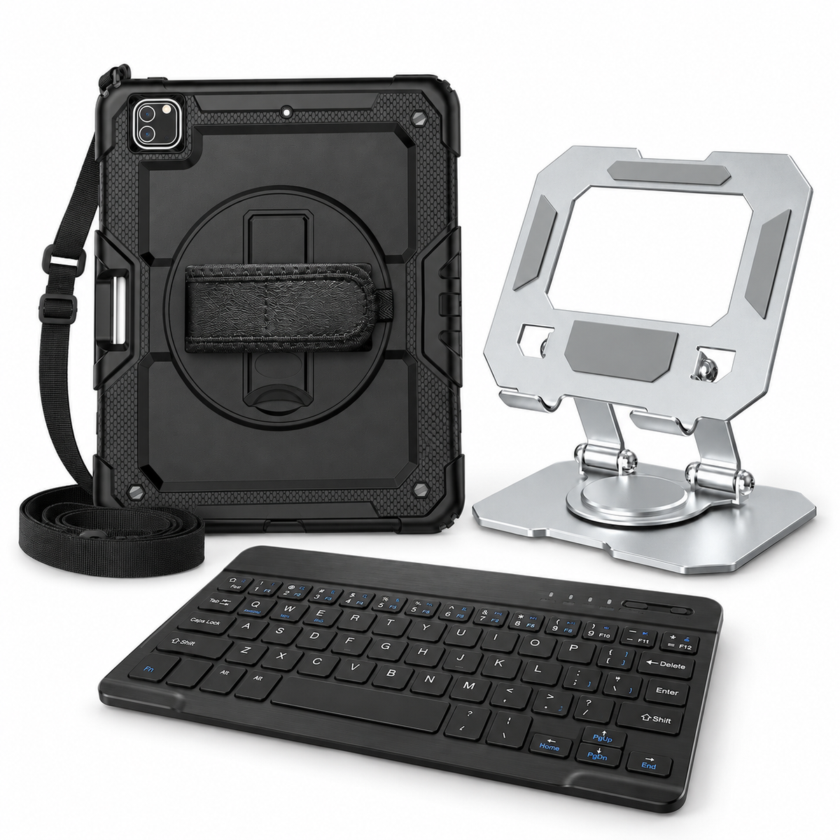 RhinoGuard Pro WorkForce Pivot complete kit in Black; iPad not included