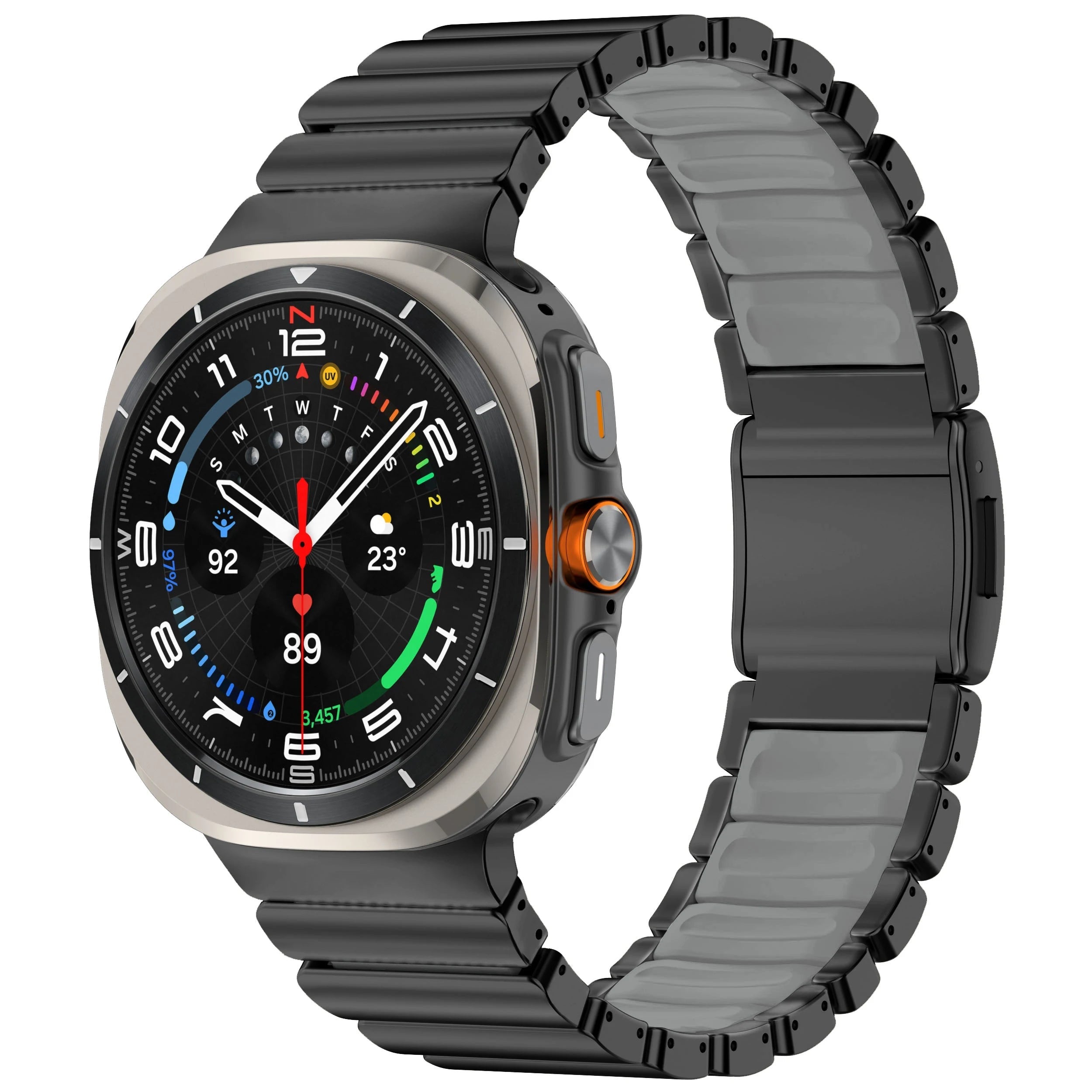 Avontic TitanFlex™ Titanium-Fluororubber Magnetic Band for Galaxy Watch9, Watch8, Watch8 Classic & Ultra2 — product view 2